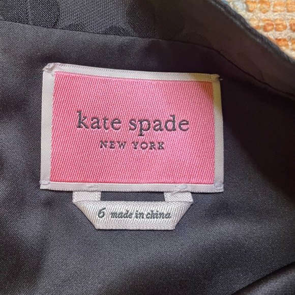 Floral Spade Jacquard Dress Black Midi Sleeveless 6 - Picture 8 of 11